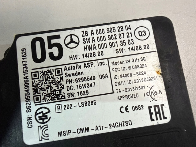 Радарный датчик дистанции A0009052804 MERCEDES