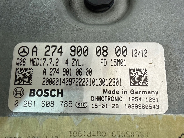Модуль управления двигателем A2749000800 MERCEDES