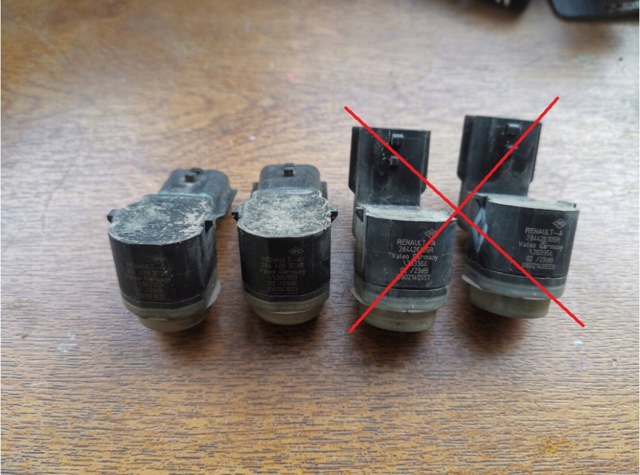284426105R RENAULT Датчик сигнализации парковки (парктроник) задний боковой купить в Винница
