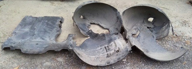 Подкрылок крыла заднего левый A2116901730 MERCEDES