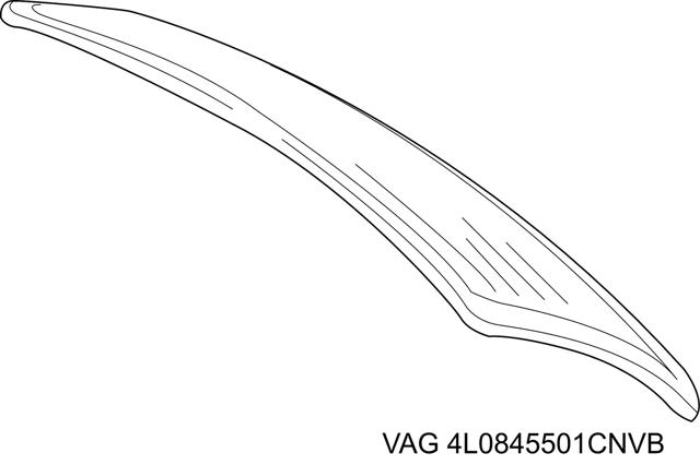 Окно двери задка 4L0845501CNVB VAG