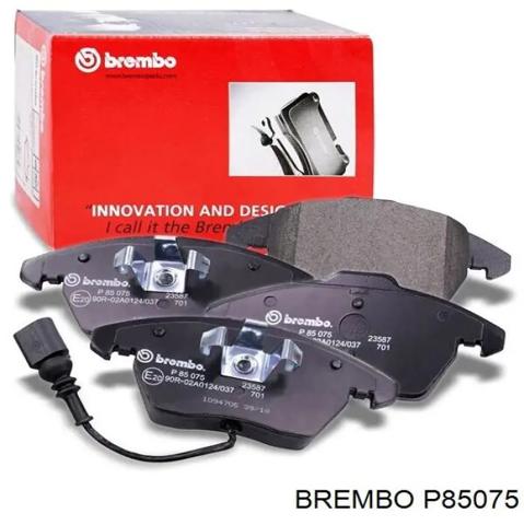 P85075 BREMBO Колодки тормозные передние дисковые купить в Киев