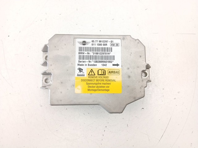 65779812297 BMW Модуль-процессор управления подушкой безопасности (ЭБУ AIRBAG) купить в Запорожье
