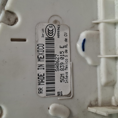 5GM839015E VAG Замок двери задней левой купить в Сумы