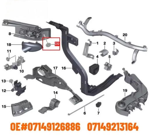BMW 07149213164 Болт головки блока цилиндров (ГБЦ) в наличии Черкассы