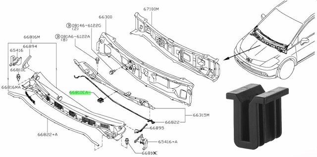 66820ED000 NISSAN купить в Полтава