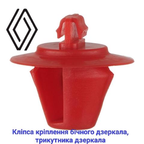 7701047651 RENAULT Пистон крепления обшивки двери купить в Тернополь