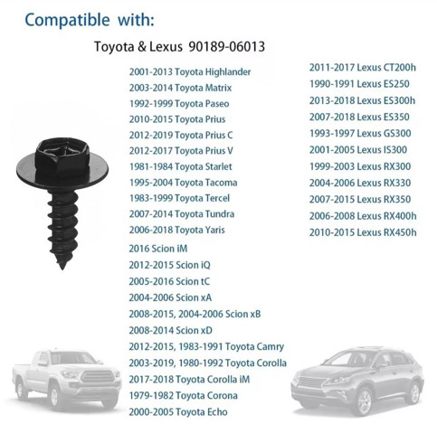 9015960477 TOYOTA Пистон (клип) крепления подкрылка переднего крыла купить в Полтава