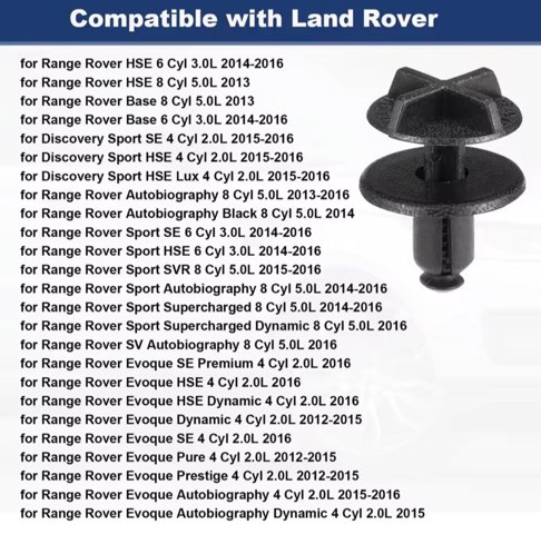 LR024316 LAND ROVER Пистон (клип) крепления обшивки двери купить в Чернигов