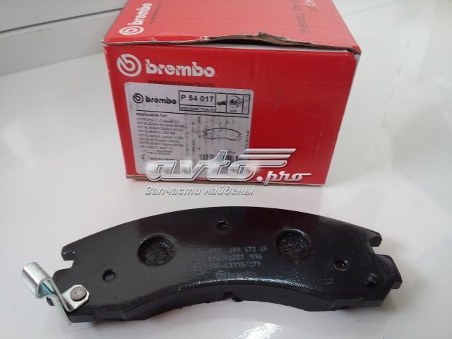 P54017 BREMBO Колодки тормозные передние дисковые купить в Тернополь