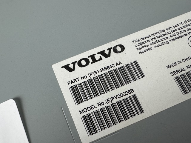 Усилитель звука аудиосистемы 31456840 VOLVO