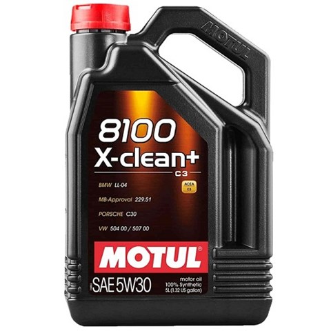 Олива моторна motul 8100 x-clean+ 5w-30, 5л. 854751