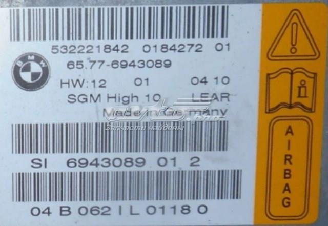 Блок управления airbag 6943089 BMW