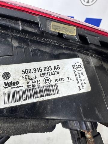 VAG 5G0945093AG Фонарь задний левый внутренний в наличии Житомир