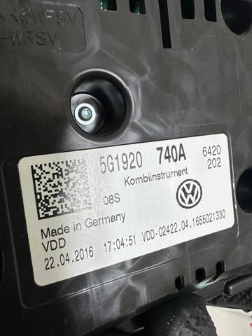 VAG 5G1920740A Панель приборов в наличии Хмельницкий