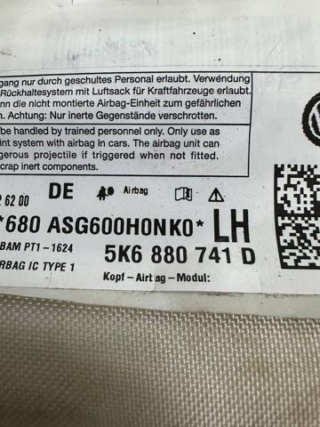 VAG 5K6880741D Шторка боковая, левая в наличии Каменское