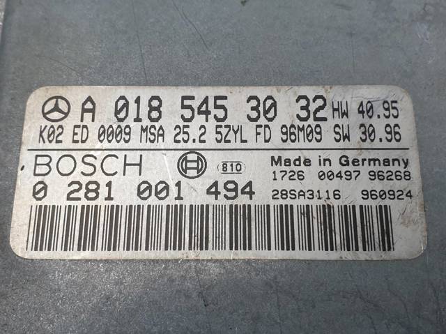 MERCEDES 0281001494 Модуль управления (ЭБУ) двигателем в наличии Харьков