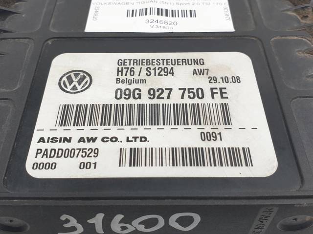 VAG 09G927750FE Блок управления акпп в наличии Николаев