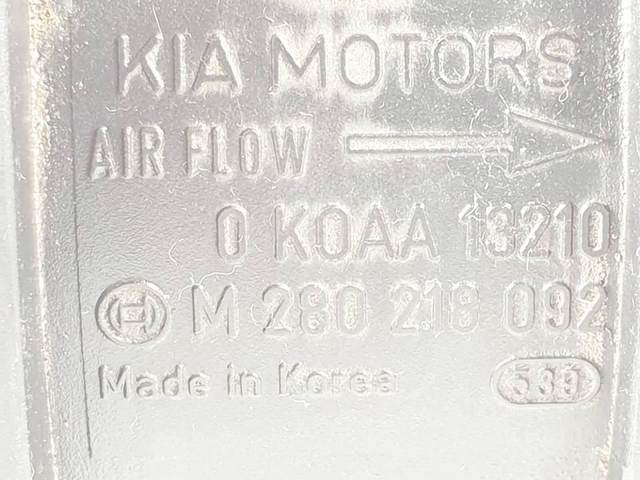 0K0AA13210 HYUNDAI Датчик потока (расхода) воздуха, расходомер M.A.F. - (Mass Airflow) купить в Одесса