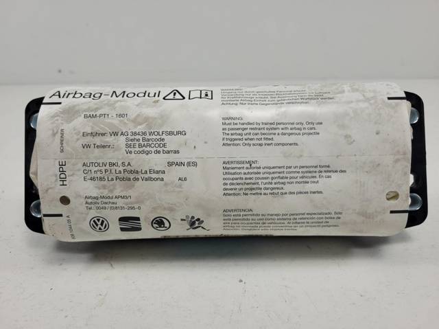 1P0880204B VAG Подушка безопасности (AIRBAG) пассажирская купить в Каменское