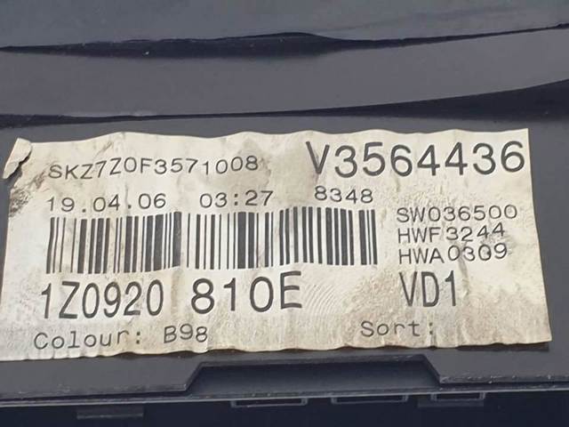 1Z0920810E VAG Панель приборов купить в Чернигов