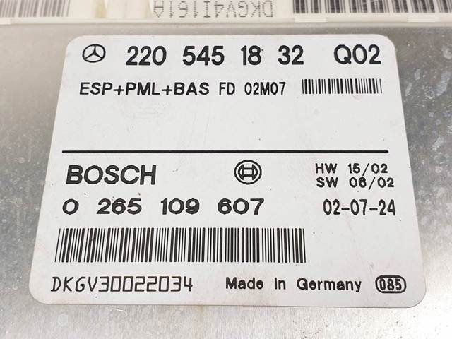 2205451832 MERCEDES Блок управления ESP купить в Николаев