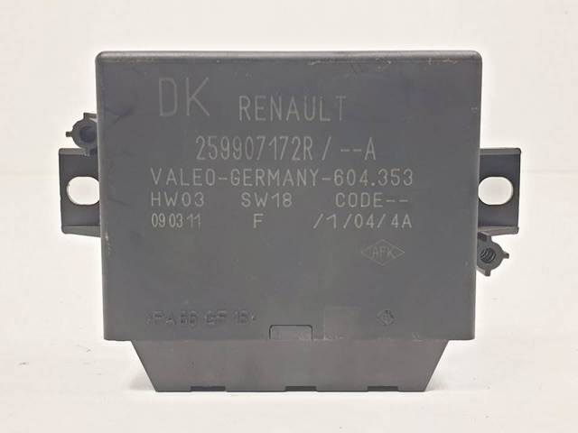 259907172R RENAULT Модуль управления (ЭБУ) парктроником купить в Павлоград