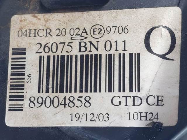 NISSAN 26075BN011 Левая фара в наличии Хмельницкий