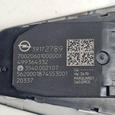 OPEL 39172789 в наличии Хмельницкий