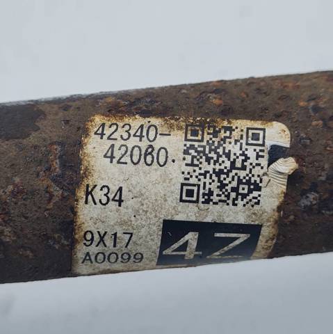 TOYOTA 4234042060 Полуось задняя левая в наличии Черкассы