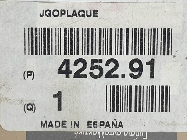 425291 PEUGEOT Колодки тормозные передние дисковые купить в Киев