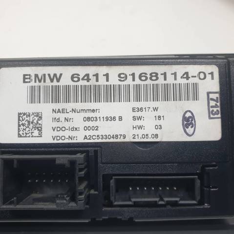64119168114 BMW Блок управления режимами отопления/кондиционирования купить в Украина