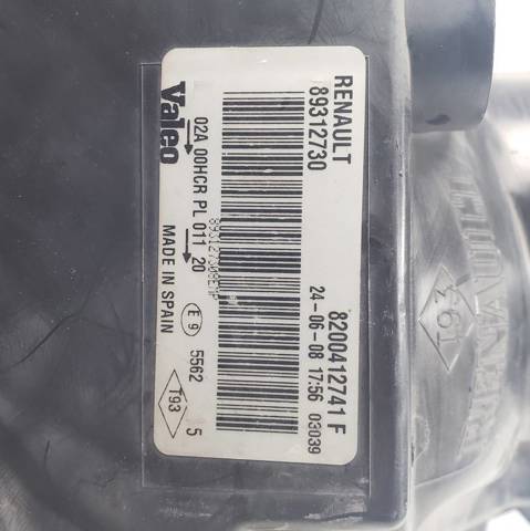 RENAULT 8200412741F Левая фара в наличии Полтава