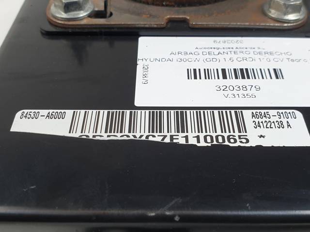 84530A6000 HYUNDAI Подушка безопасности пассажира купить в Львов
