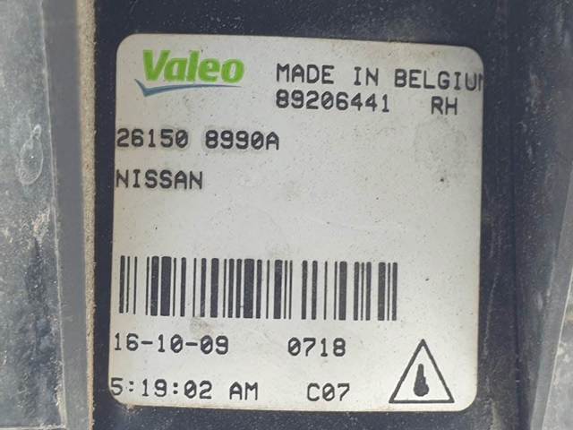 89206441 RENAULT Фара противотуманная правая купить в Ровно