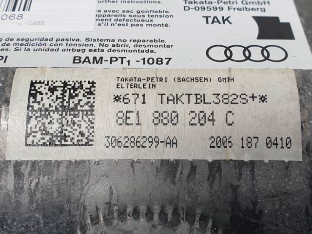 VAG 8E1880204C Подушка безопасности (AIRBAG) пассажирская в наличии Тернополь