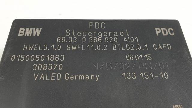 9366920 BMW Модуль управления парктроником купить в Полтава