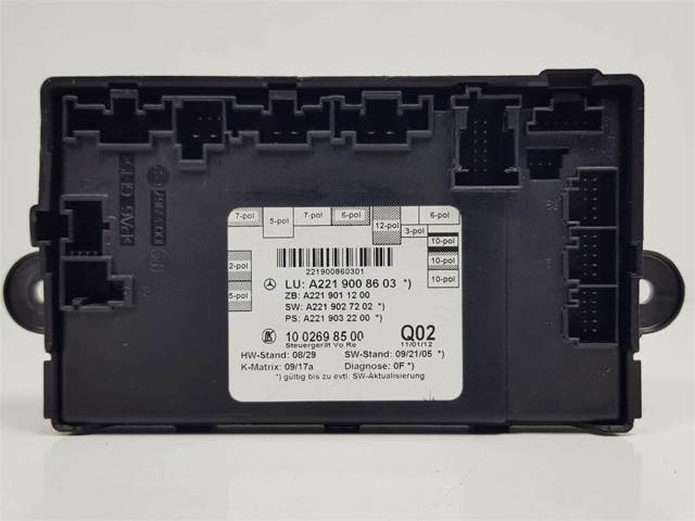 2219008603 MERCEDES Блок комфорта передней двери купить в Днепр