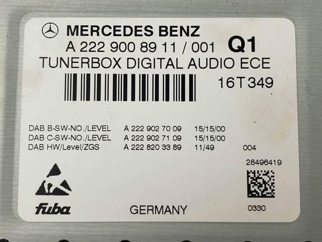 MERCEDES A2229008911 Блок управления мультимедийный в наличии Черкассы