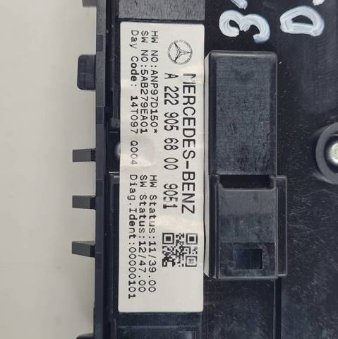 MERCEDES A2229056800 Кнопочный блок управления стеклоподъемником передний левый в наличии Николаев