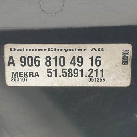 A9068104916 MERCEDES Зеркало заднего вида правое купить в Житомир