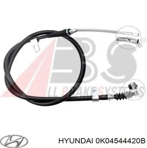 Трос ручника задний 0K04544420B HYUNDAI