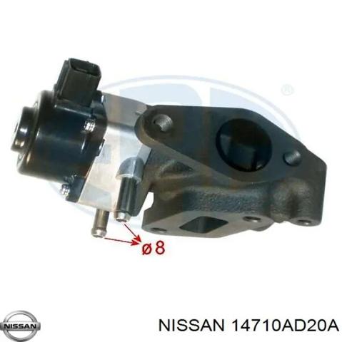 Клапан EGR, рециркуляции газов 14710AD20A NISSAN