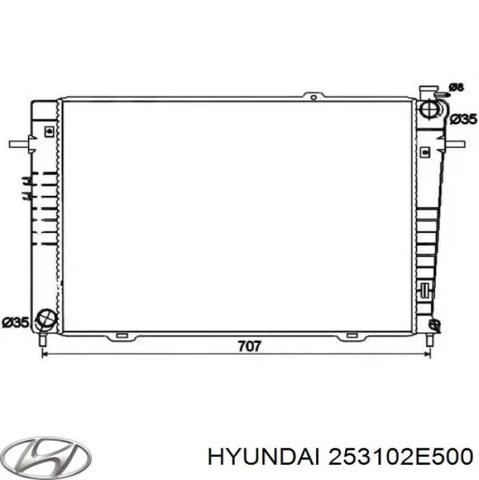 253102E500 HYUNDAI Радиатор купить в Украина