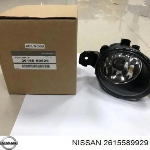 Фара противотуманная, левая 2615589929 NISSAN
