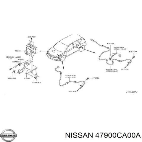 47900CA00A NISSAN Датчик АБС (ABS) задний правый купить в Полтава