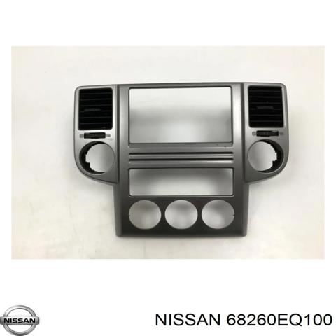 Облицовка приборов управления "торпедо" 68260EQ100 NISSAN