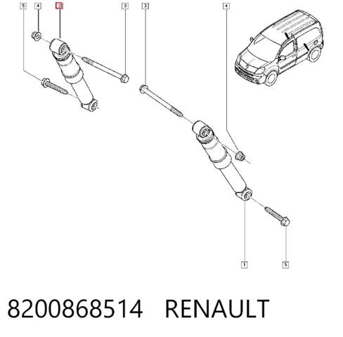Задний амортизатор 8200868514 RENAULT