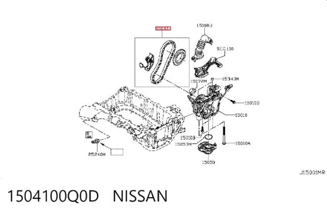 Цепь масляного насоса, комплект 93168048 OPEL