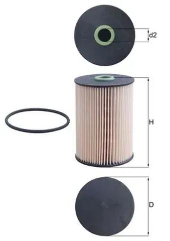 KX228D MAHLE Топливный фильтр купить в Ужгород